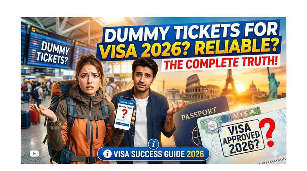 Are Dummy Flight Tickets Reliable for Visa 2026? Complete Guide