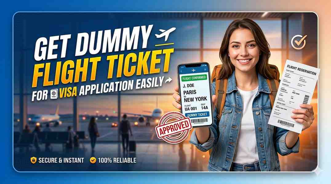 How to Get Dummy Flight Ticket for Visa Application Easily