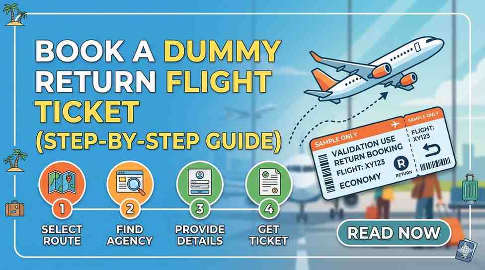How to Book a Dummy Return Flight Ticket (Step-by-Step Guide)