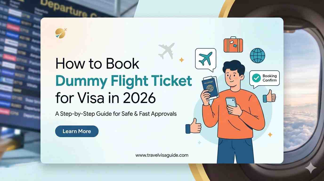 How to Book Dummy Flight Ticket for Visa in 2026 | Easy, Safe & Quick Reservation Guide