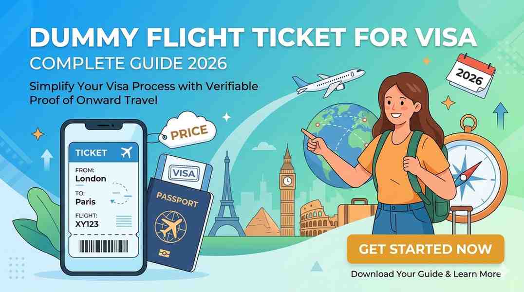 Dummy Flight Ticket for Visa: Complete Guide 2026 (How to Get Verifiable PNR Safely)