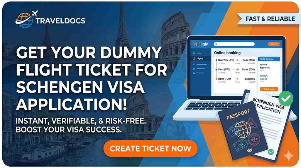 Dummy Flight Ticket for Schengen Visa — What It Is & How to Get One Safely