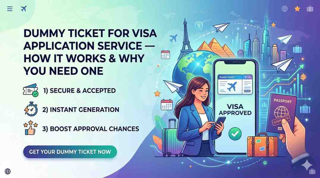 Dummy Ticket for Visa Application Service — How It Works & Why You Need One