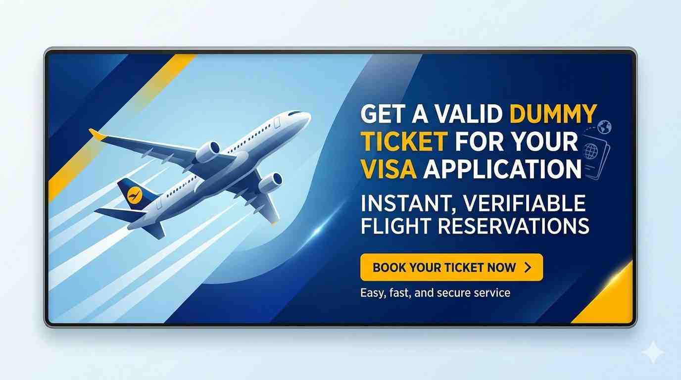 Lufthansa Dummy Ticket for Visa — What It Is & How to Get One (2026 Guide)