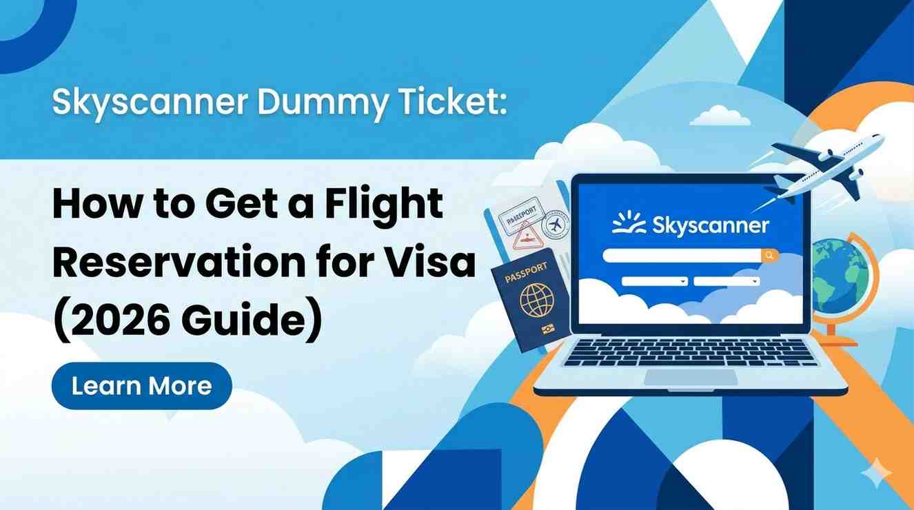 Skyscanner Dummy Ticket - How to Get a Flight Reservation for Visa (2026 Guide)