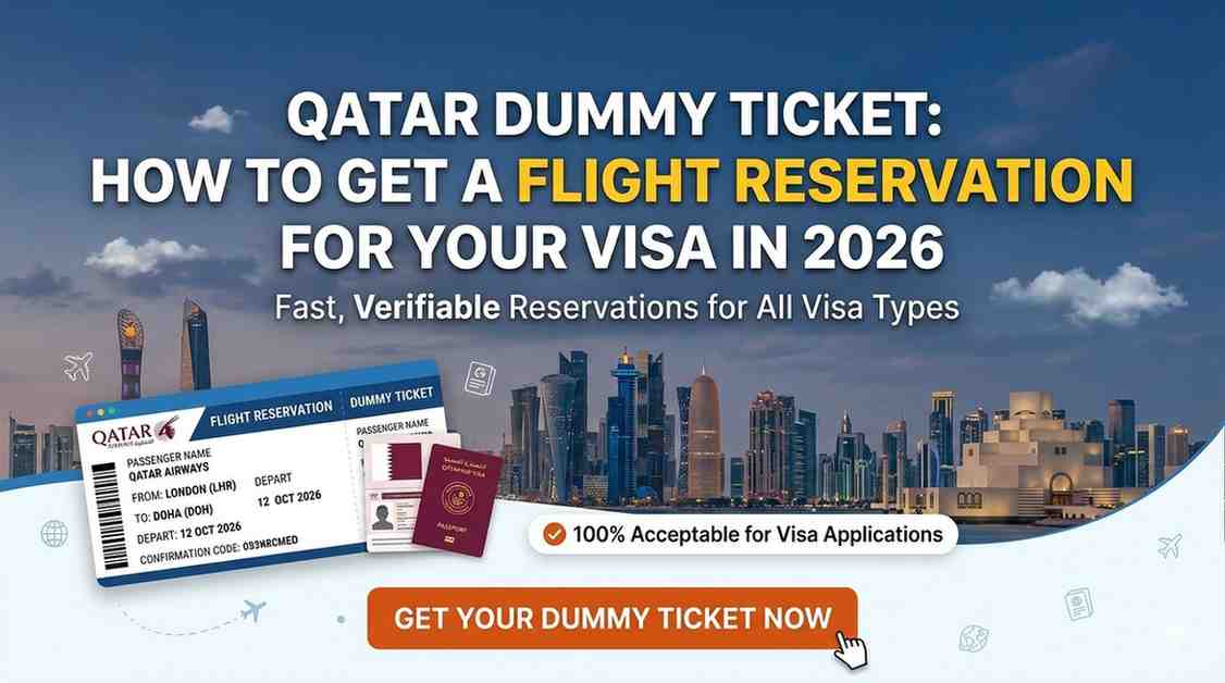 Qatar Dummy Ticket: How to Get a Flight Reservation for Your Visa in 2026