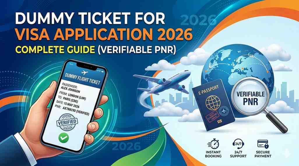 How to Get a Dummy Ticket for Visa Application in 2026: Complete Guide (Verifiable PNR)