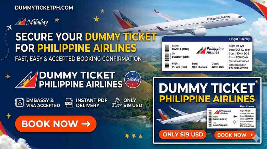 Dummy Ticket Philippine Airlines — Visa Proof, How to Get It & What Embassies Actually Accept