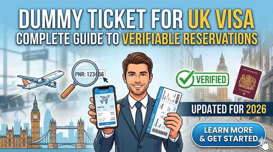 Dummy Ticket for UK Visa - Complete Guide to Verifiable Reservations - 2026