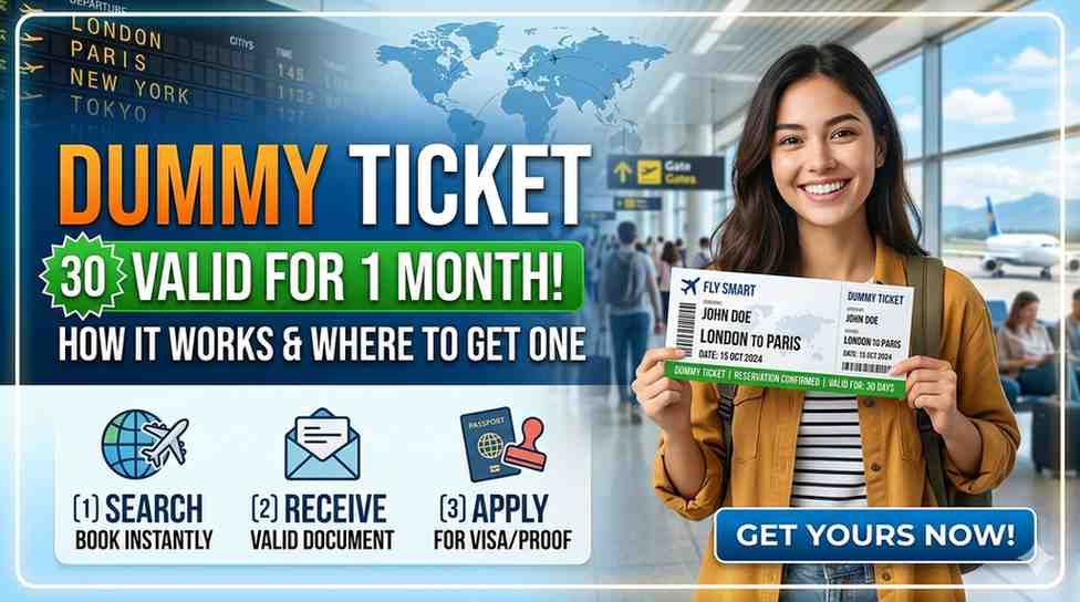 Dummy Ticket Valid for 1 Month | How It Works & Where to Get One