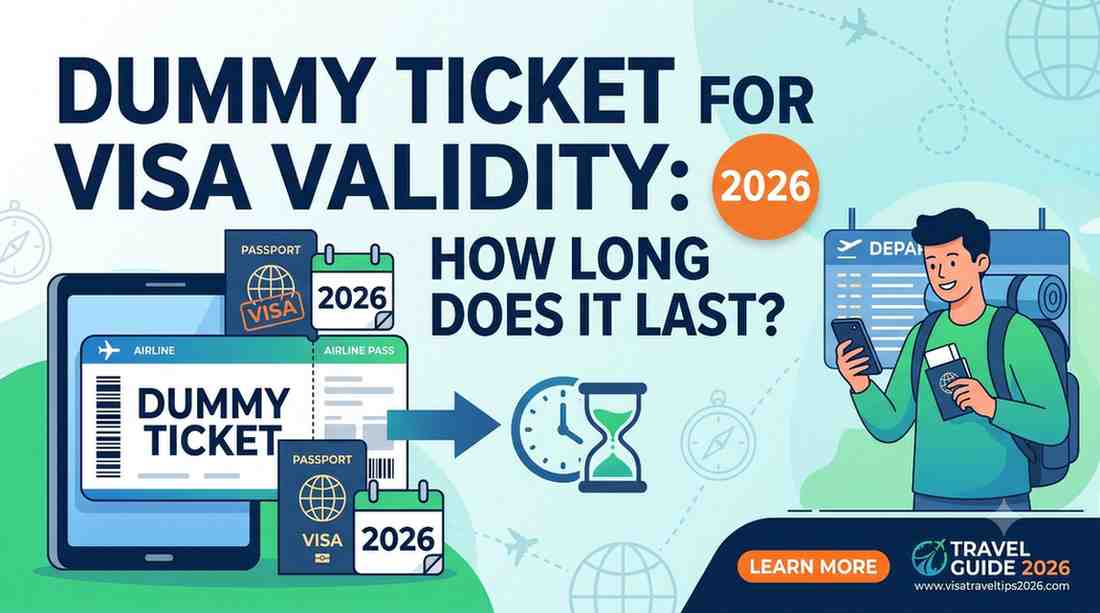 Dummy Ticket for Visa Validity: How Long Does It Last - 2026