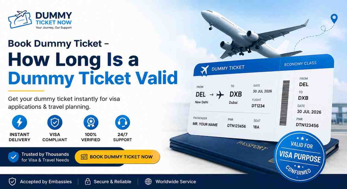 Book Dummy Ticket - How Long Is a Dummy Ticket Valid