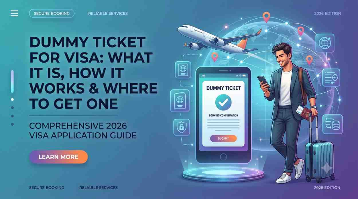 Dummy Ticket for Visa: What It Is, How It Works & Where to Get One - 2026