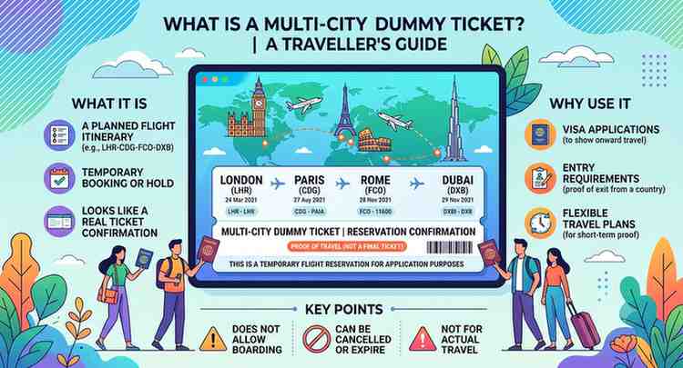 What Is a Multi-City Dummy Ticket? The Complete Traveller's Guide