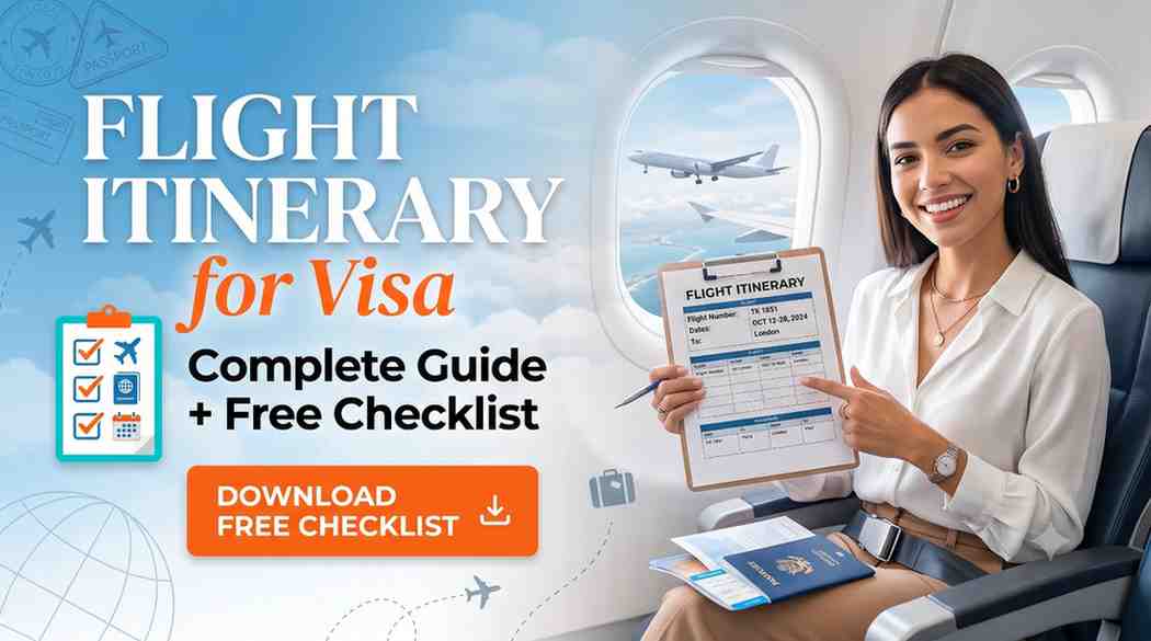Flight Itinerary for Visa: Complete Guide + Free Checklist